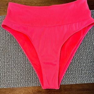 NEEDING VITAMIN SEA BRIGHT CORAL BIKINI BOTTOMS